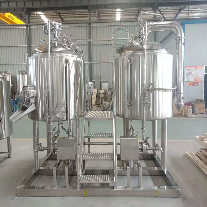 WEMAC 1000L 2 vessels beer brewing system brewery equipment made of stainless steel  ZXY